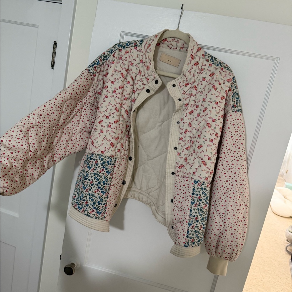 Blank NYC Floral Patchwork Women's Jacket